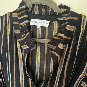 Black & Gold Mini Dress from Aliece Apart